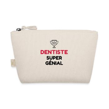 Dentist Zahnarzt Dentiste Zahnärztin Medecine - Organic Pouch - nature - Front