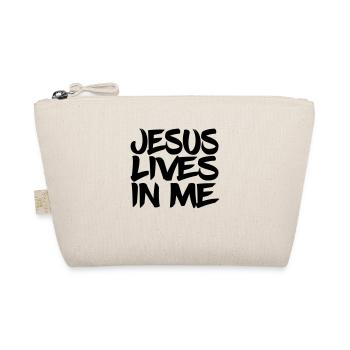 Jésus vit en moi - Trousse biologique - nature - Devant