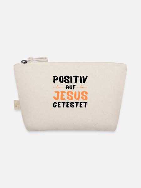 Auf Jesus getestet Gott Geschenk - Bio-Täschchen - Natur