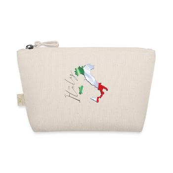 Drapeau de l’Italie sur la carte de l’Italie EN - Trousse biologique - nature - Devant
