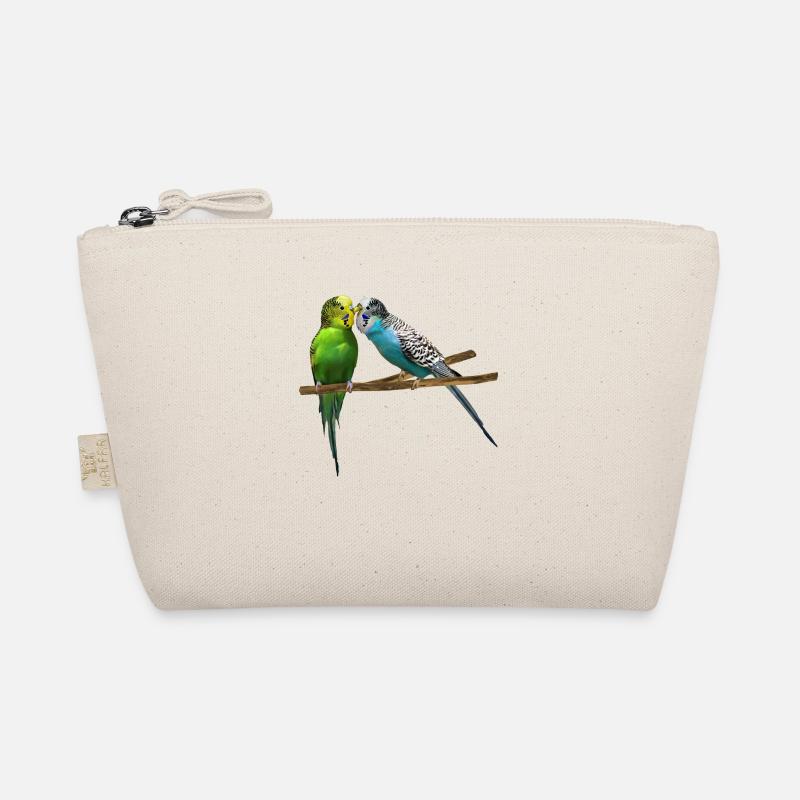 beaking budgerigar, bird pet, lover Organic Pouch