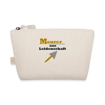 Maurer aus Leidenschaft - Bio-Täschchen - Natur - Vorne