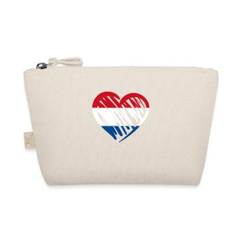 Pays-Bas Netherlands Nederland Flagge Herz - Trousse biologique - nature - Devant