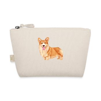 Welsh Corgi - Organic Pouch - nature - Front