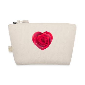 Coeur de rose offrir votre amour femmes & mère - Trousse biologique - nature - Devant