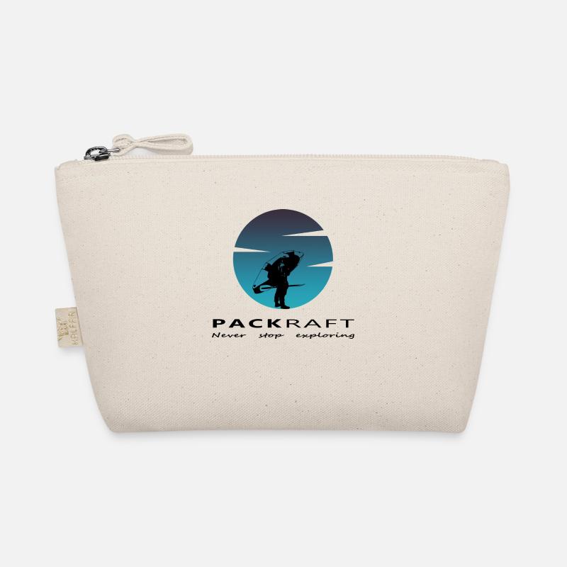 Packraft - Never stop exploring - Bio-Täschchen - Natur