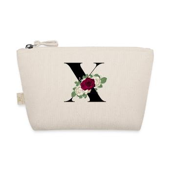 lettre X fleuris - Trousse biologique - nature - Devant
