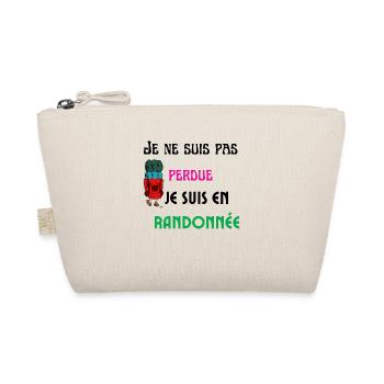 je ne suis pas perdue je suis en randonnée - Trousse biologique - nature - Devant