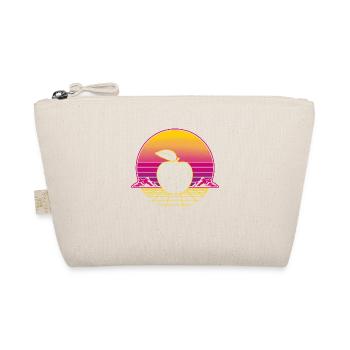 Apple Fruit Retro Vintage Retro Wave - Organic Pouch - nature - Front