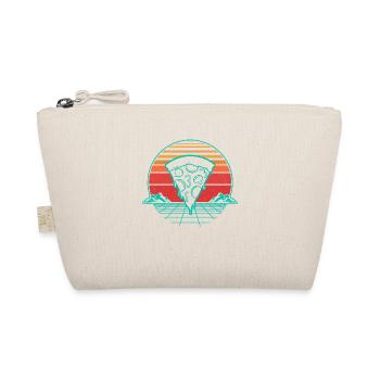 Pizza Pizzeria Retro Vintage Retrowelle - Bio-Täschchen - Natur - Vorne