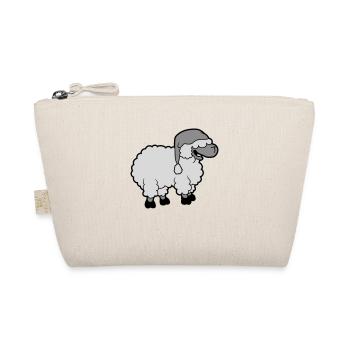 Funny laughing sheep - Organic Pouch - nature - Front