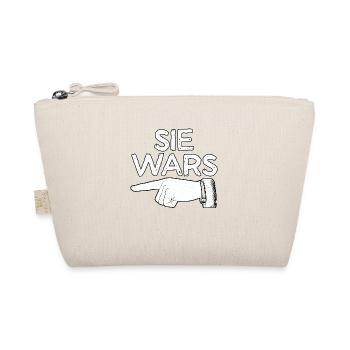 Sie Wars lustiges Partnerlook Motiv für Männer - Bio-Täschchen - Natur - Vorne