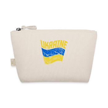 Flagge Wehen Ukraine - Bio-Täschchen - Natur - Vorne