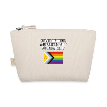 Intersex Inclusive Pride Fortschritt Pride Flagge - Bio-Täschchen - Natur - Vorne