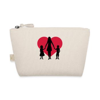 Heart 2 children - Organic Pouch - nature - Front