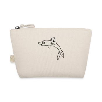 Gelangweilter Wütender Fisch - Bio-Täschchen - Natur - Vorne