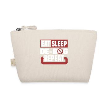 Pest Control Technician Exterminator Eat Sleep - Organic Pouch - nature - Front