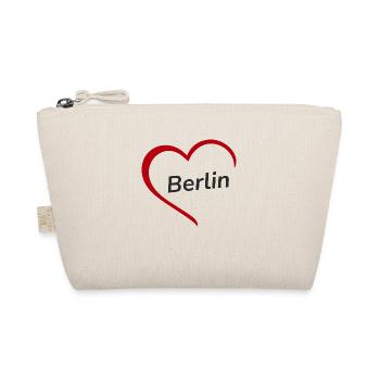 Berlin with Heart - My City - I Love Loving - Organic Pouch - nature - Front