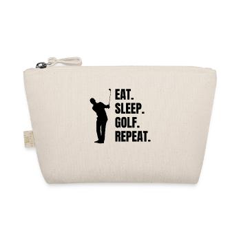 Golf Saying Golf Ball Golfer Golfer Golf Clubs - Organic Pouch - nature - Front