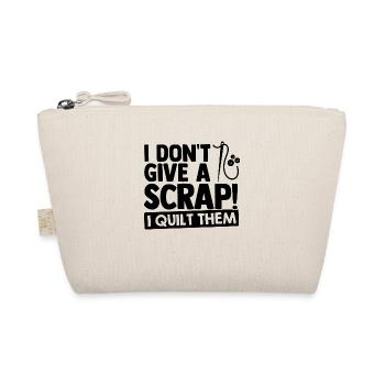i Don't Give A Scrap I Quilt Them Sewing Crochetin - Bio-Täschchen - Natur - Vorne