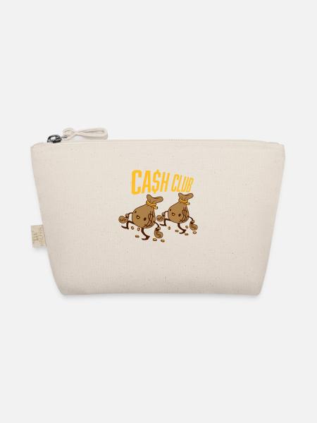 Team Cash Club Geldsäcke - Bio-Täschchen - Natur - Vorne