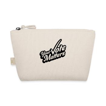 your vote matters quote - Organic Pouch - nature - Front