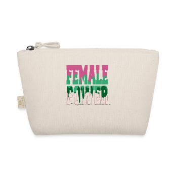 woman womens rights abortion rights black lives - Organic Pouch - nature - Front