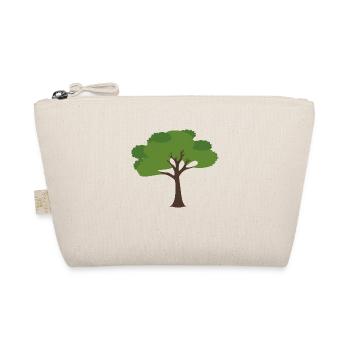 Baum Pflanze Illustration Zeichnung Geschenkidee - Bio-Täschchen - Natur - Vorne
