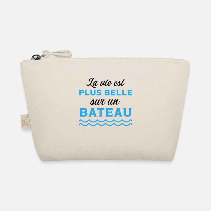 La vie est plus belle sur un bateau cadeau marin Trousse biologique