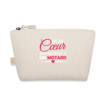 en couple avec un motard - Trousse biologique - nature - Devant