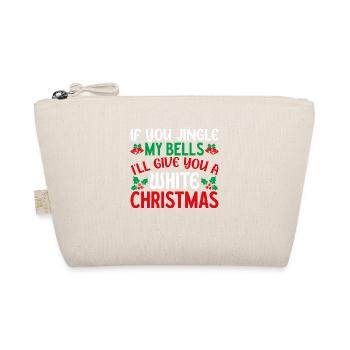 If u jingle my bells ill give u a white Christmas - Bio-Täschchen - Natur - Vorne