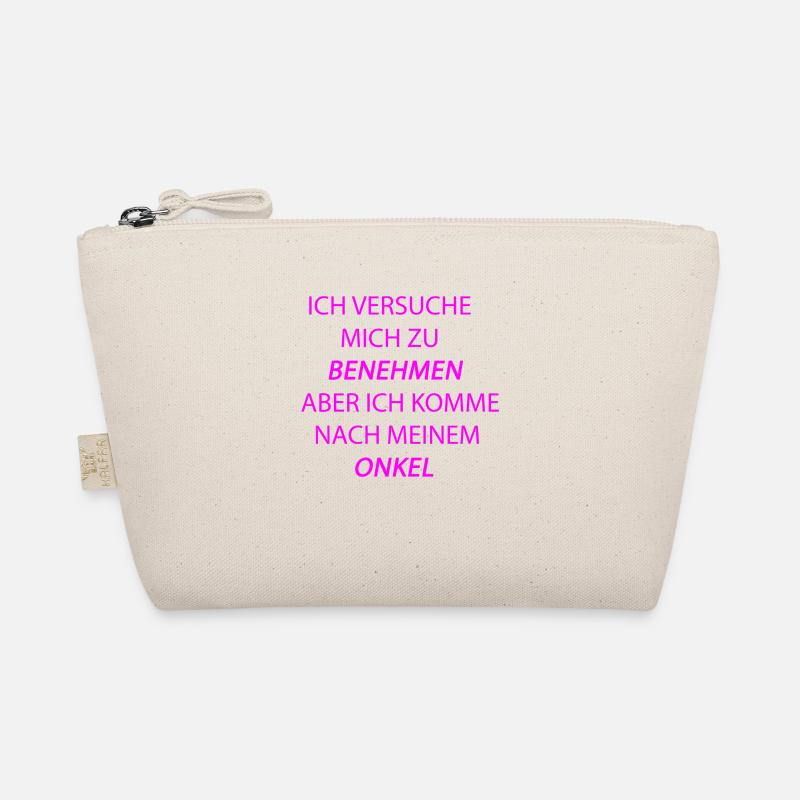 benehmen onkel pink - Bio-Täschchen - Natur