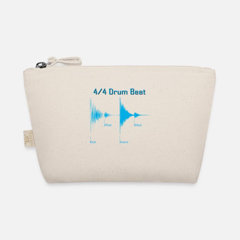 Drumbeat waveform Bio-Täschchen