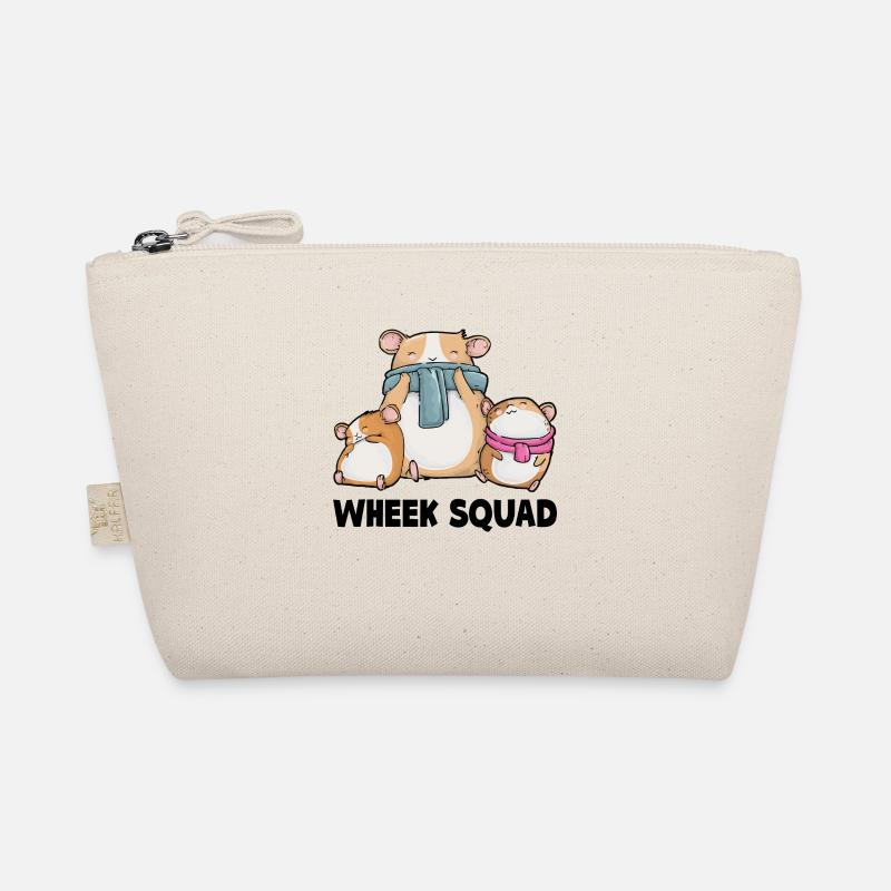 Wheek Squad Graphic Guinea Pig Owner Pet Cavy Anim Bio-Täschchen