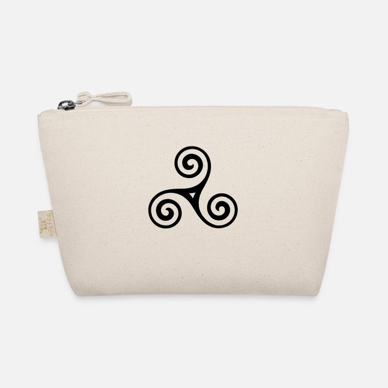 Keltisches Symbol - Bio-Täschchen - Natur