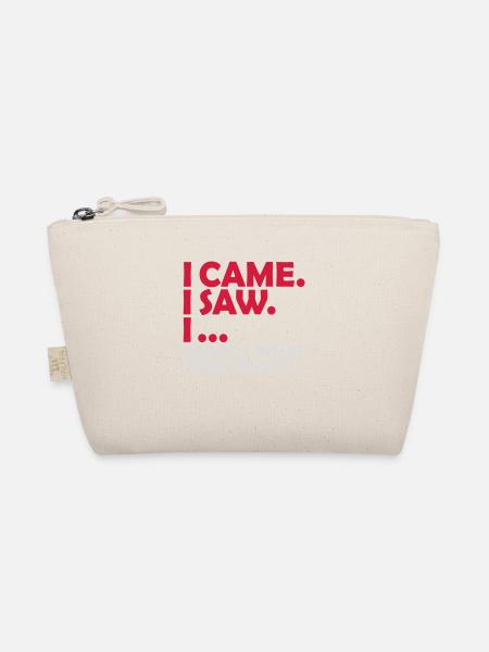 I came saw forget - Bio-Täschchen - Natur - Vorne