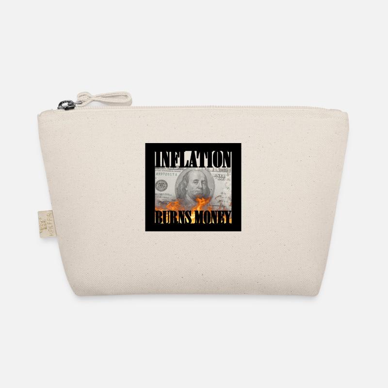 Tshirt design d’argent gonflé Trousse biologique