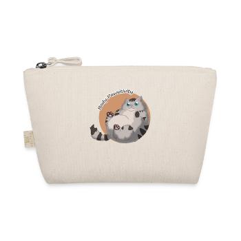 Body Pawsitivity Cat orange - Bio-Täschchen - Natur - Vorne
