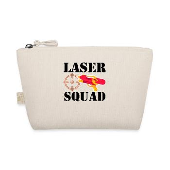 Squad Graphic Lasertag Player Lasertag Phaser Lase - Bio-Täschchen - Natur - Vorne