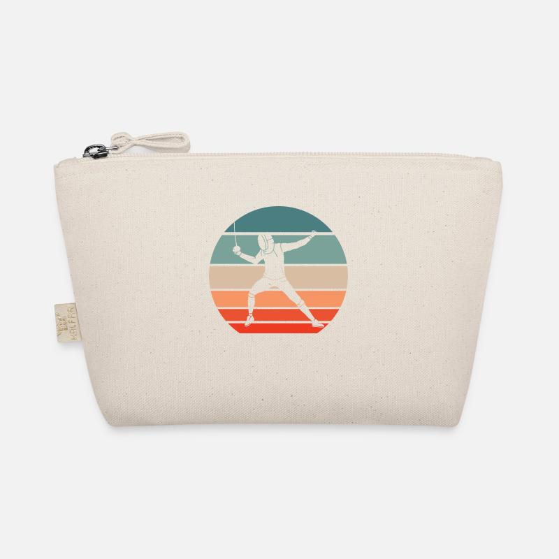 Escrime épée escrime rétro sunset fencer Trousse biologique