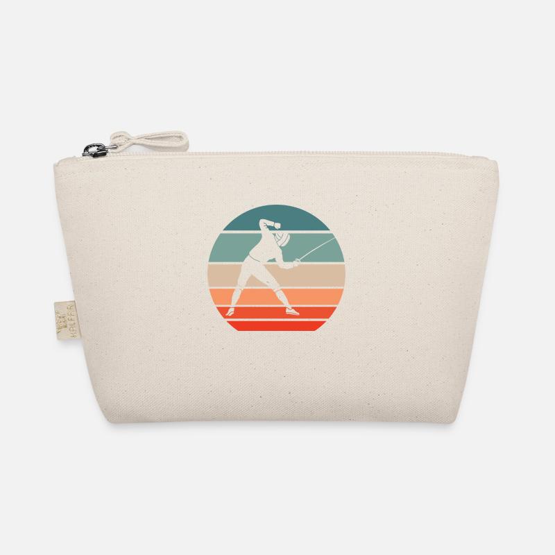 Escrime épée escrime rétro sunset fencer Trousse biologique
