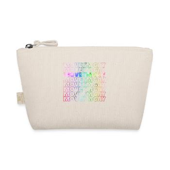 Move I'm gay in rainbow font for pride month 2023 - Bio-Täschchen - Natur - Vorne