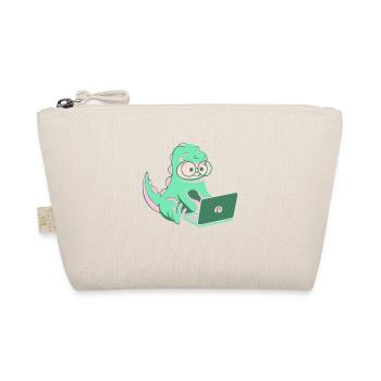 Dino Nerd - Organic Pouch - nature - Front
