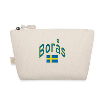 Borås sweden flag - Organic Pouch - nature - Front