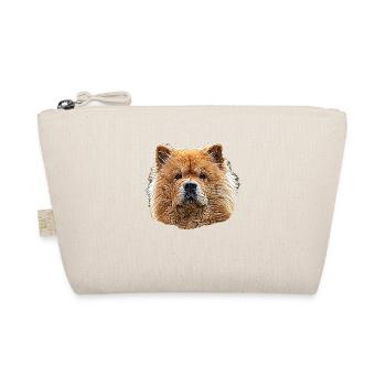 Chow Chow Gesicht - Bio-Täschchen - Natur - Vorne
