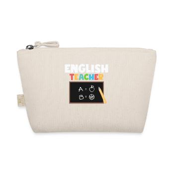 English Teacher Language Grammar - Organic Pouch - nature - Front