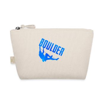 Retro Graphic Climbing Bouldering Rock Climber Mou - Bio-Täschchen - Natur - Vorne
