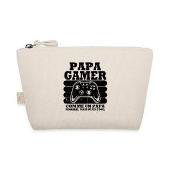 Papa gamer comme un papa normal - Trousse biologique - nature - Devant