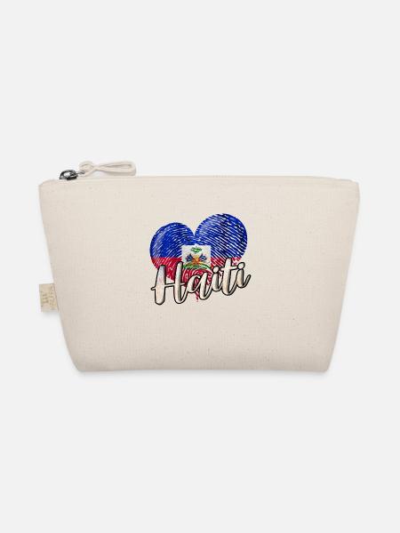 Haïti Fierté Haïtienne Drapeau Jour du drapeau I Cadeau - Trousse biologique - nature