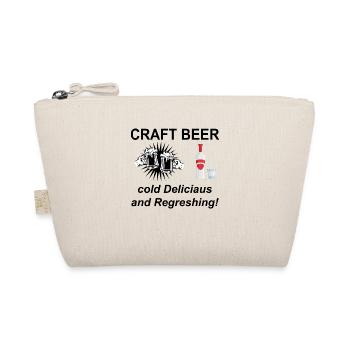 Beer Wine Whiskey Schnapps Alcohol - Organic Pouch - nature - Front